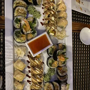 sushi, sushi and sashimi, sashimi, food