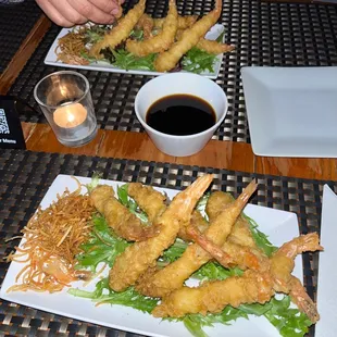 His and hers, Shrimp Tempura. Amazing