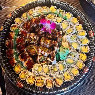 Vegetarian Roll Platter