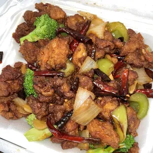 Korean Spicy Chicken Entree