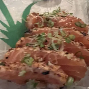 Seared Salmon- for what my picture lacks in focus, the salmon makes up for in taste!