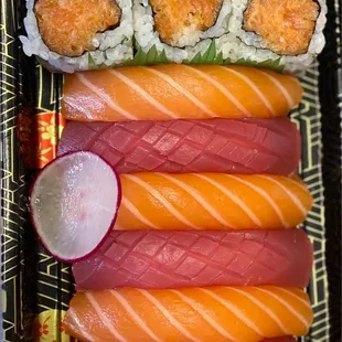 Tuna and Salmon Lunch