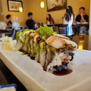 Green turtle roll