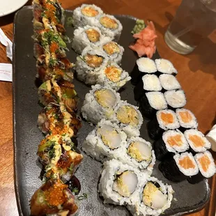 sushi, sushi and sashimi, sashimi, food
