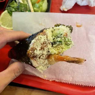 Shrimp Tempura Hand Roll