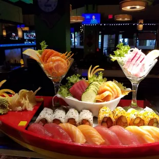 sushi, food, sushi and sashimi, sashimi