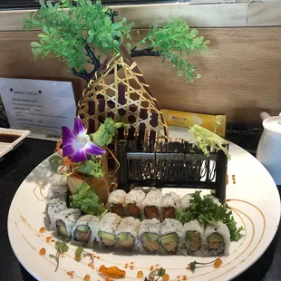 Beautifully served rolls.