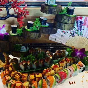 sushi and sashimi, interior