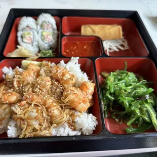 Shrimp Bento Box