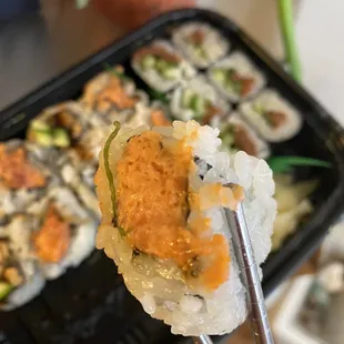 Bottom of the sushi - gross