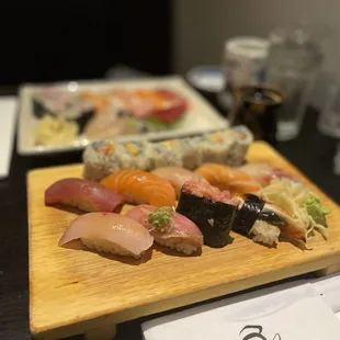 food, sushi and sashimi, sushi, sashimi