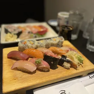 sushi, sushi and sashimi, sashimi, food