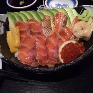 Yaki Salmon Avocado Donburi #133