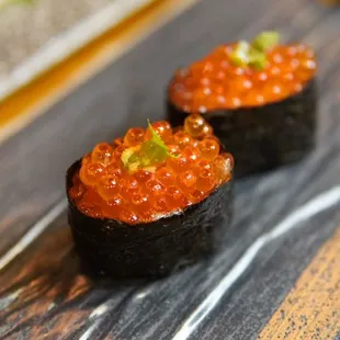 Homemade salmon egg (Gluten free soysauce marinade)
