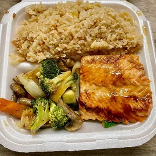 Hibachi Salmon