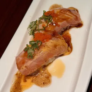 10. Seared Salmon Sushi