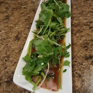 Yellowtail carpaccio