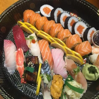 1. Sushi 10pc sampler