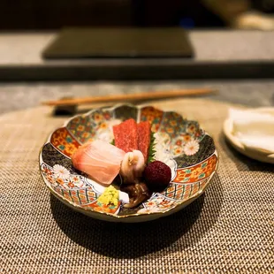 sashimi platter