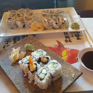Shrimp Tempura and Avocado Roll