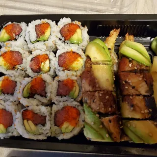 Tuna, Avocado and Roe Roll