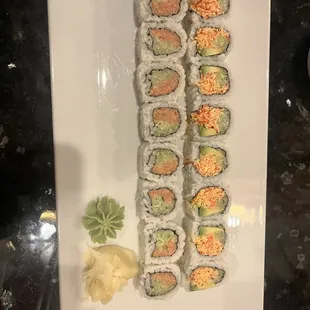 Spicy California Roll &amp; Spicy Tuna Roll