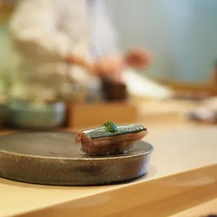 a person in the background