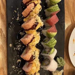 Rainbow roll &amp; spicy lady