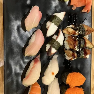 sushi and sashimi, sushi, sashimi, food