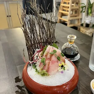 Yellowtail sashimi