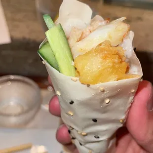 Blue Crab Hand Roll