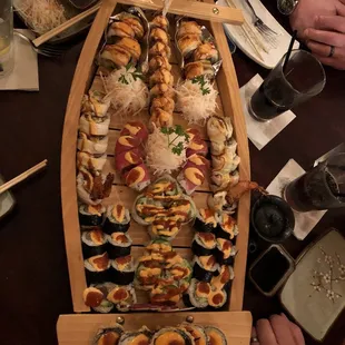 sushi, food, sashimi, sushi and sashimi