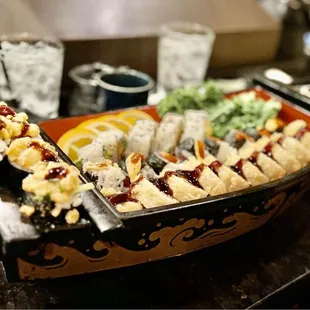 Mango Fiesta Roll, Crazy Boy Roll, &amp; Spicy Tuna Roll