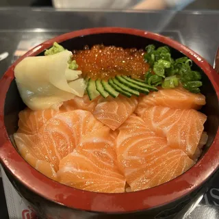 Salmon-Ikura-Don