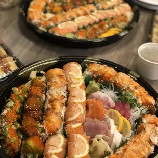 sashimi, sushi, food, sushi and sashimi