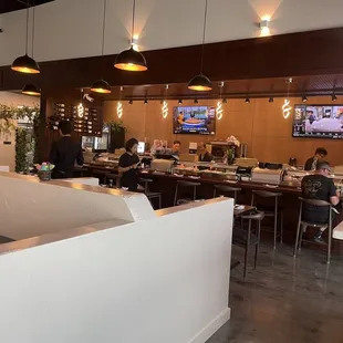 Sushi bar view