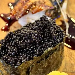 Tobiko and Unagi