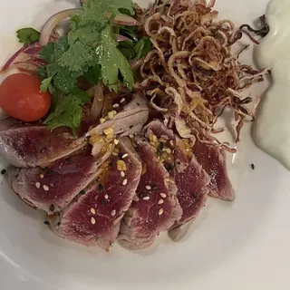 Seared Tuna Crudo