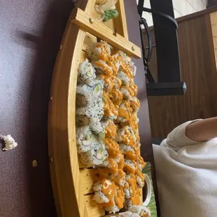 sashimi, sushi, sushi and sashimi, food