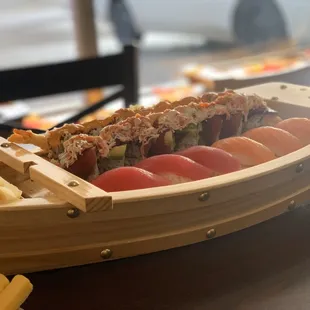 sushi and sashimi, sashimi, food, sushi