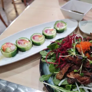 Dinner is served for the carb-conscious.