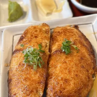 Seabass on mussel shell