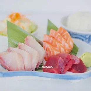 Assorted sashimi dinner
