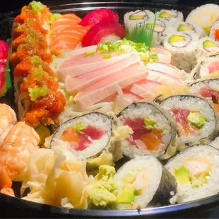 Custom sushi tray