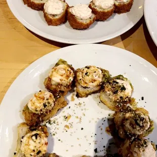 Cosimo Roll (bottom) and Delicato Roll (top)