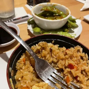 Spicy Edamame Sushi Rice