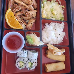 Chicken teriyaki bento box. YUMMY!