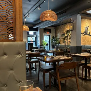 the interior of a restaurant