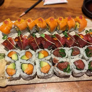 Sushi platter