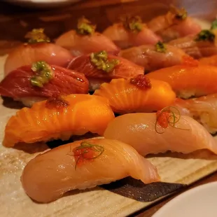 sushi and sashimi, food, sashimi, sushi